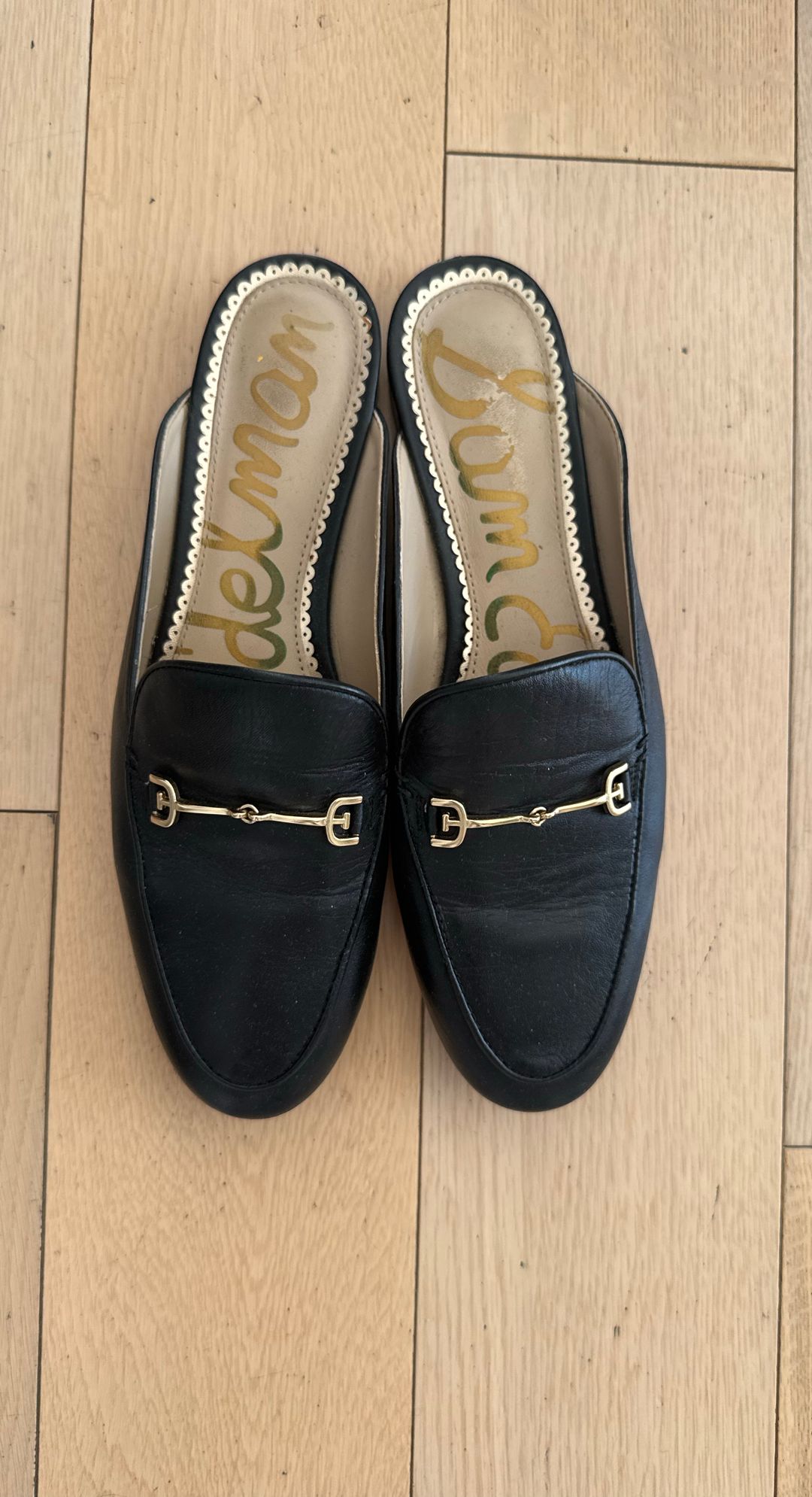 Linnie Bit Mule In Black Leather