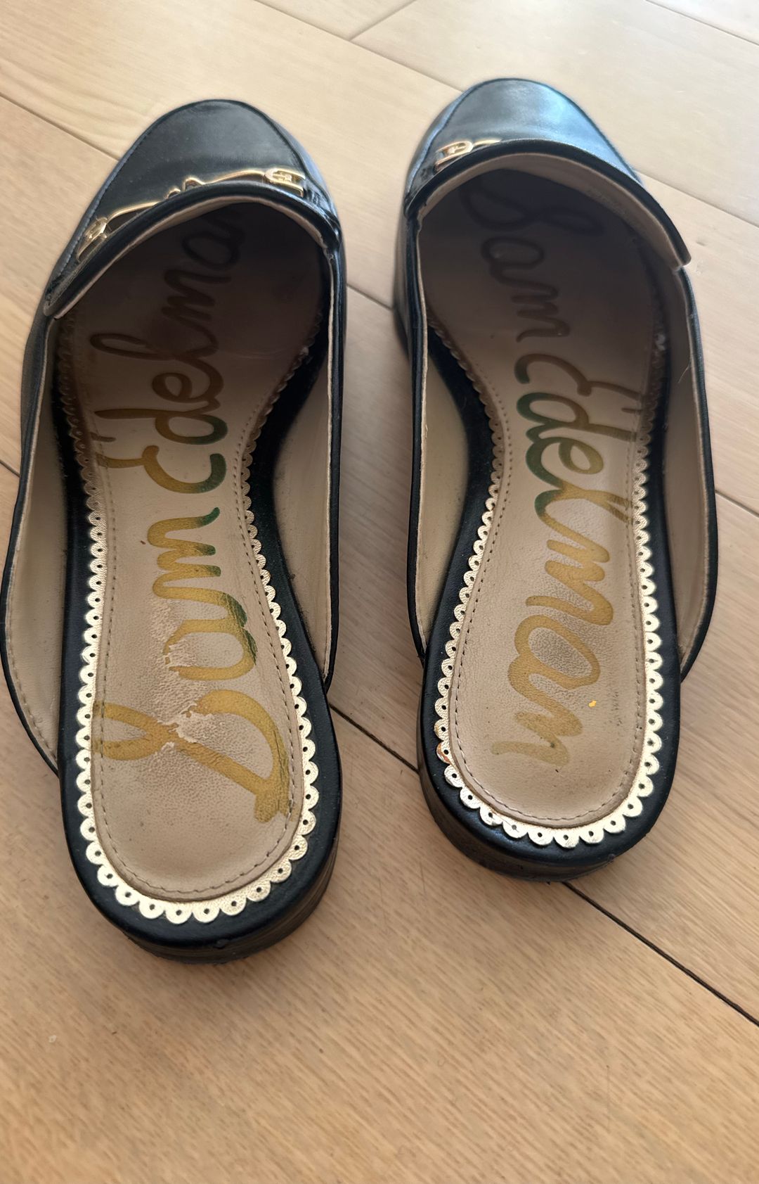 Sam Edelman Linnie Bit Mule In Black Leather