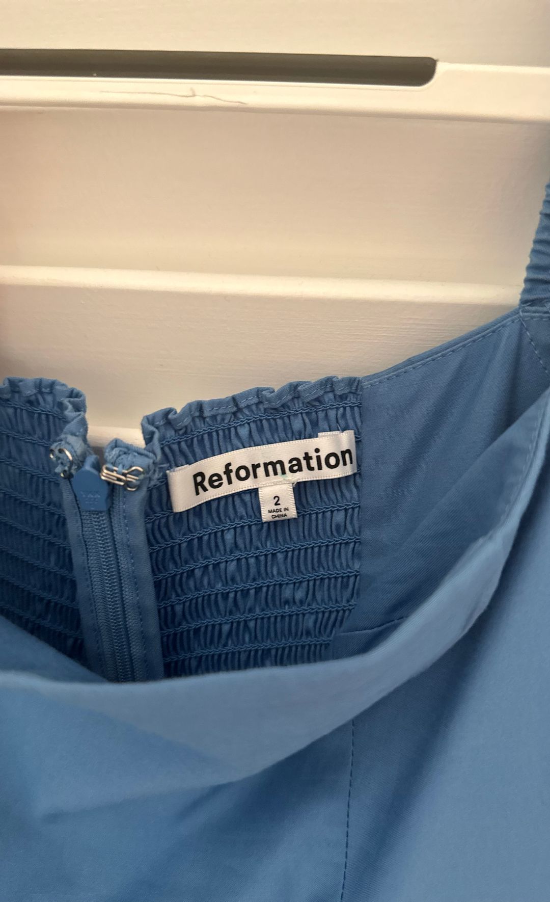 Reformation Azure Michaela Dress