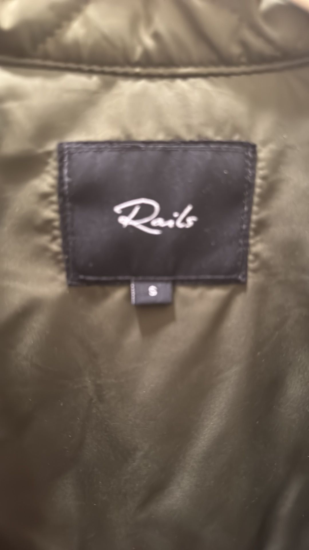 Rails Peyton Womens Quilted Mixed Media Teddy Coat