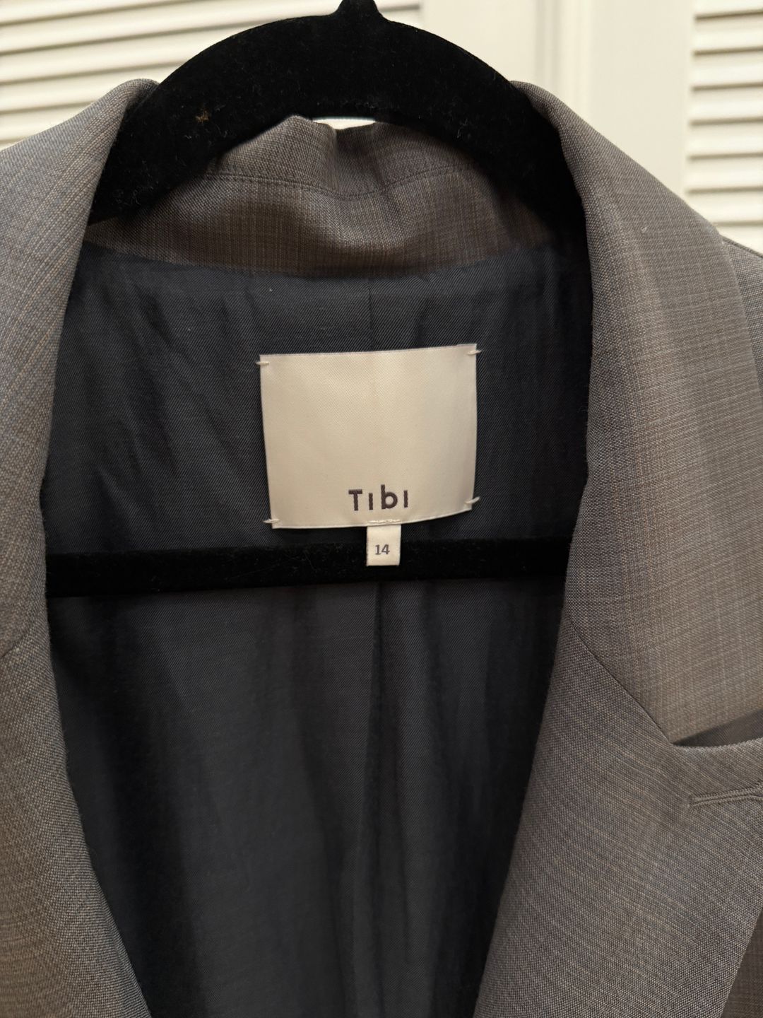 Tibi Grant Suiting Double Breasted Blazer