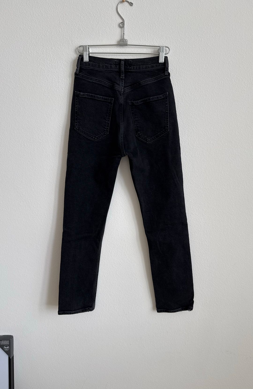 AGolde Riley High Rise Straight Crop Jeans
