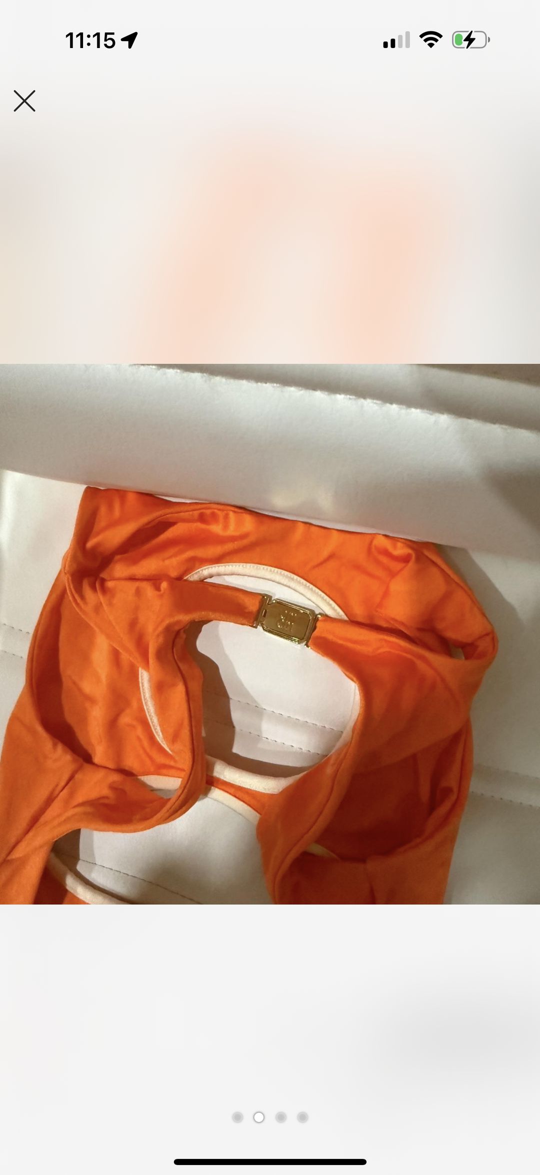 NWT Cin Cin Radial Cut Out Swimsuit