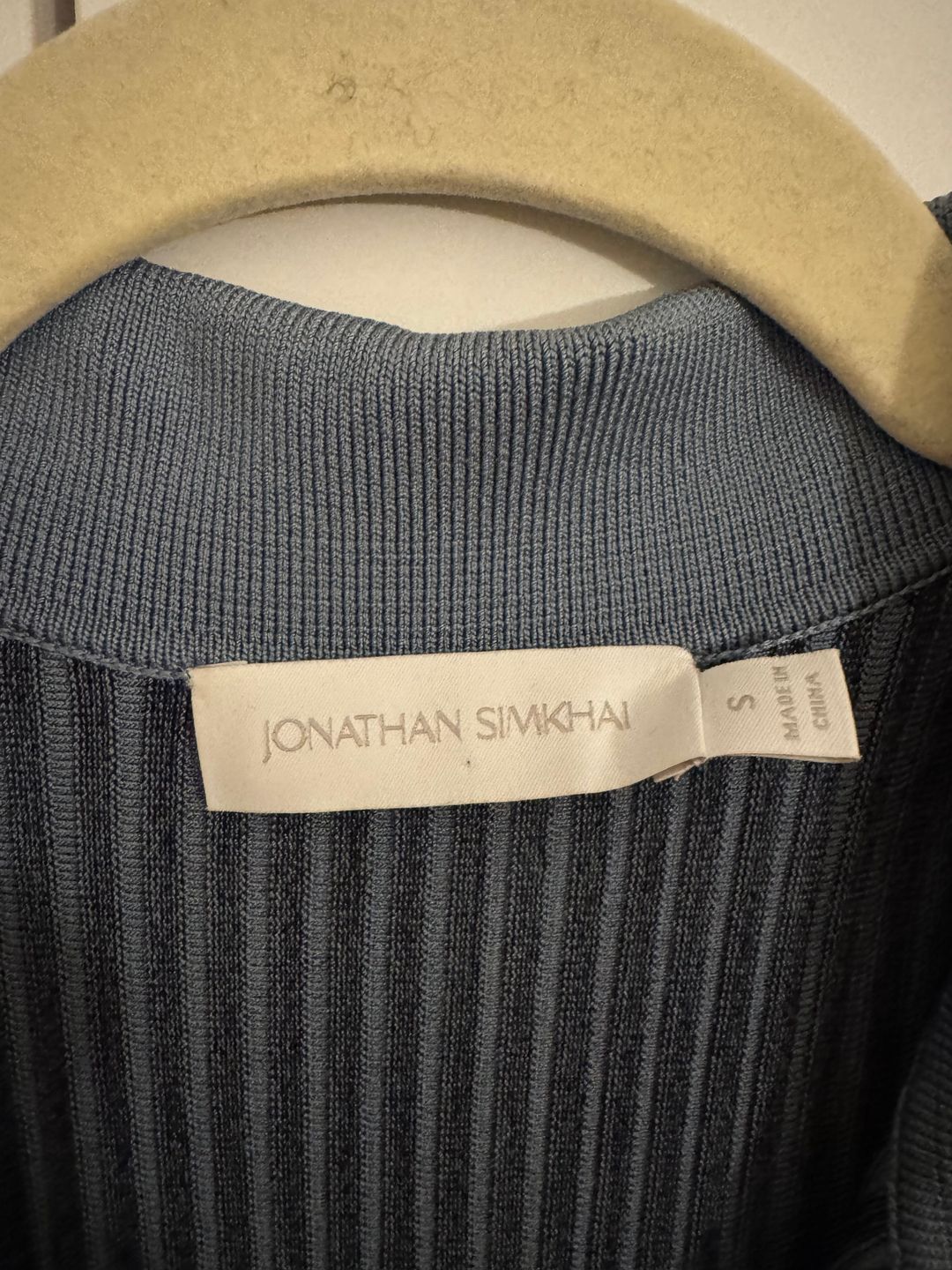 Simkhai Simkhai collared ribbed dress 