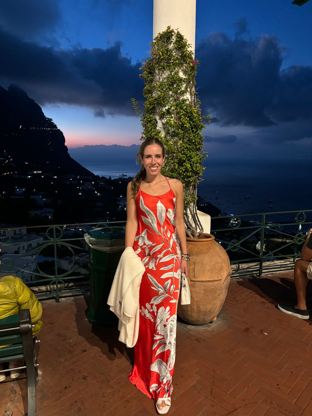 Paloma Floral Satin Maxi Dress