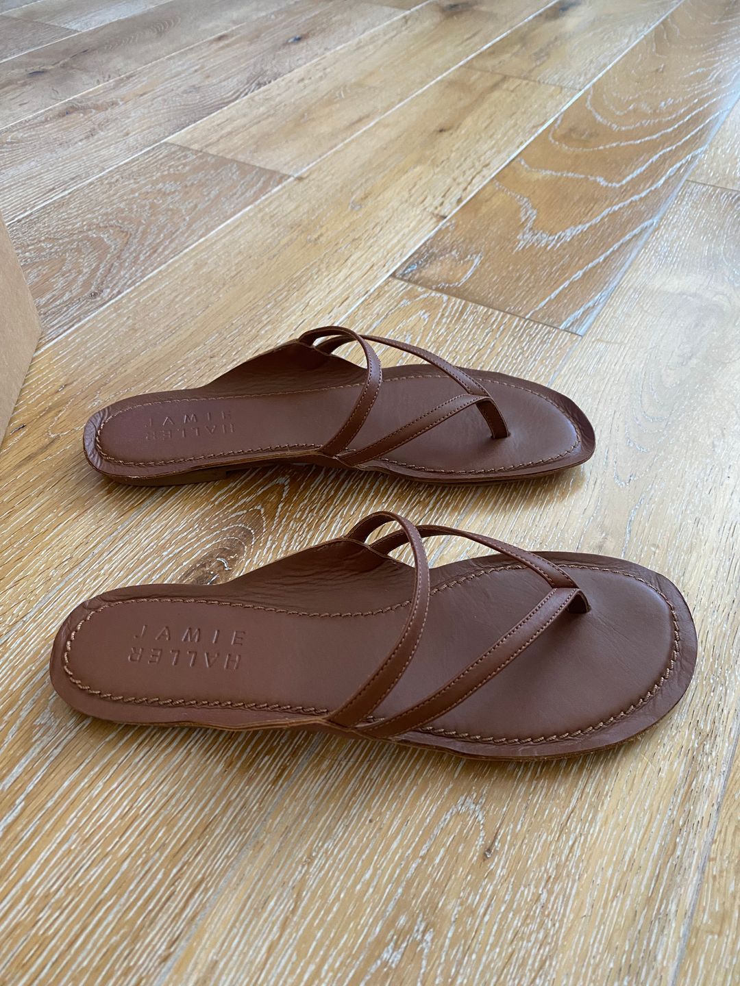 NWT Jamie Haller The Thong in Cognac