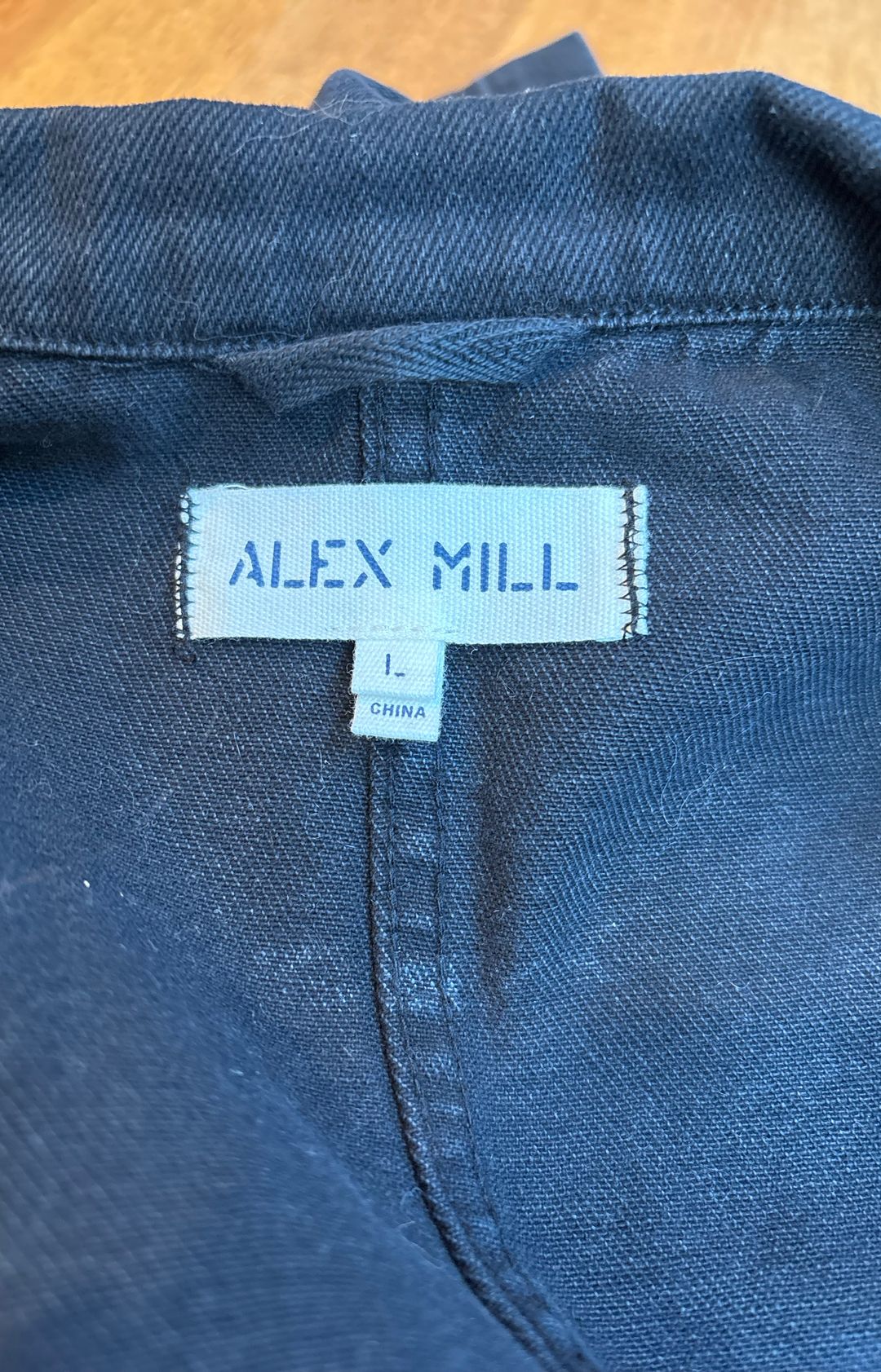 Alex Mill Britt Work Jacket in Recycled Denim