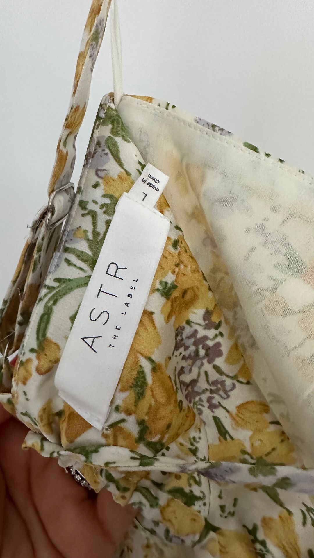 NWT ASTR the Label Sandrine Floral Halter Midi Dress