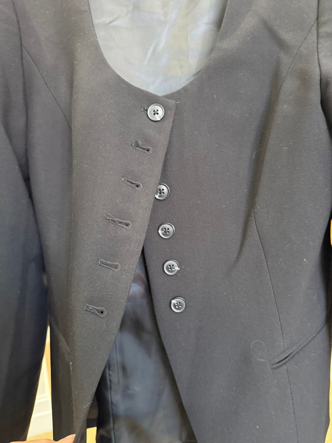 Daphne Scoop Neck Waisted Blazer