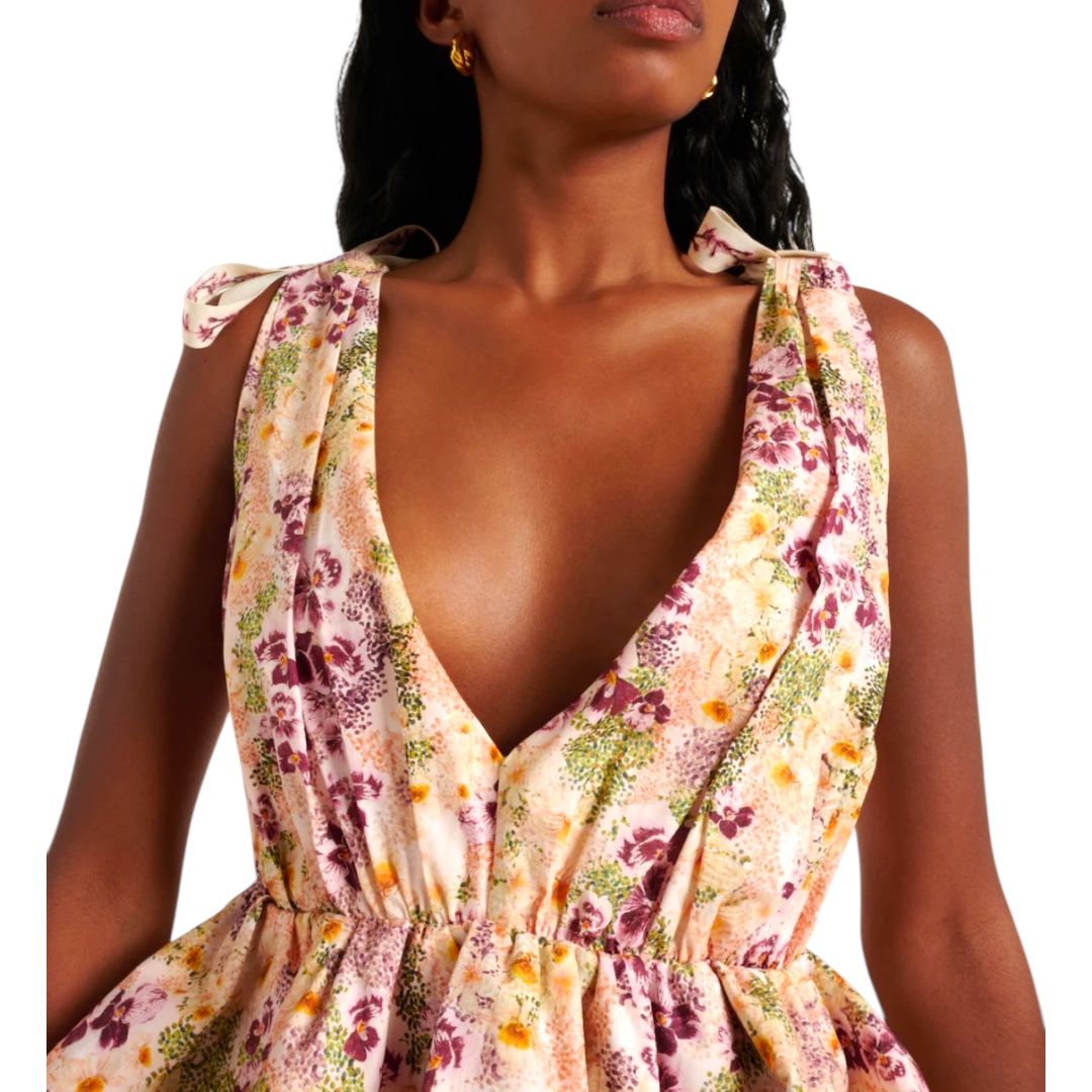 NWT Agua by Agua Bendita Veranera Multi-Color Floral Sundress