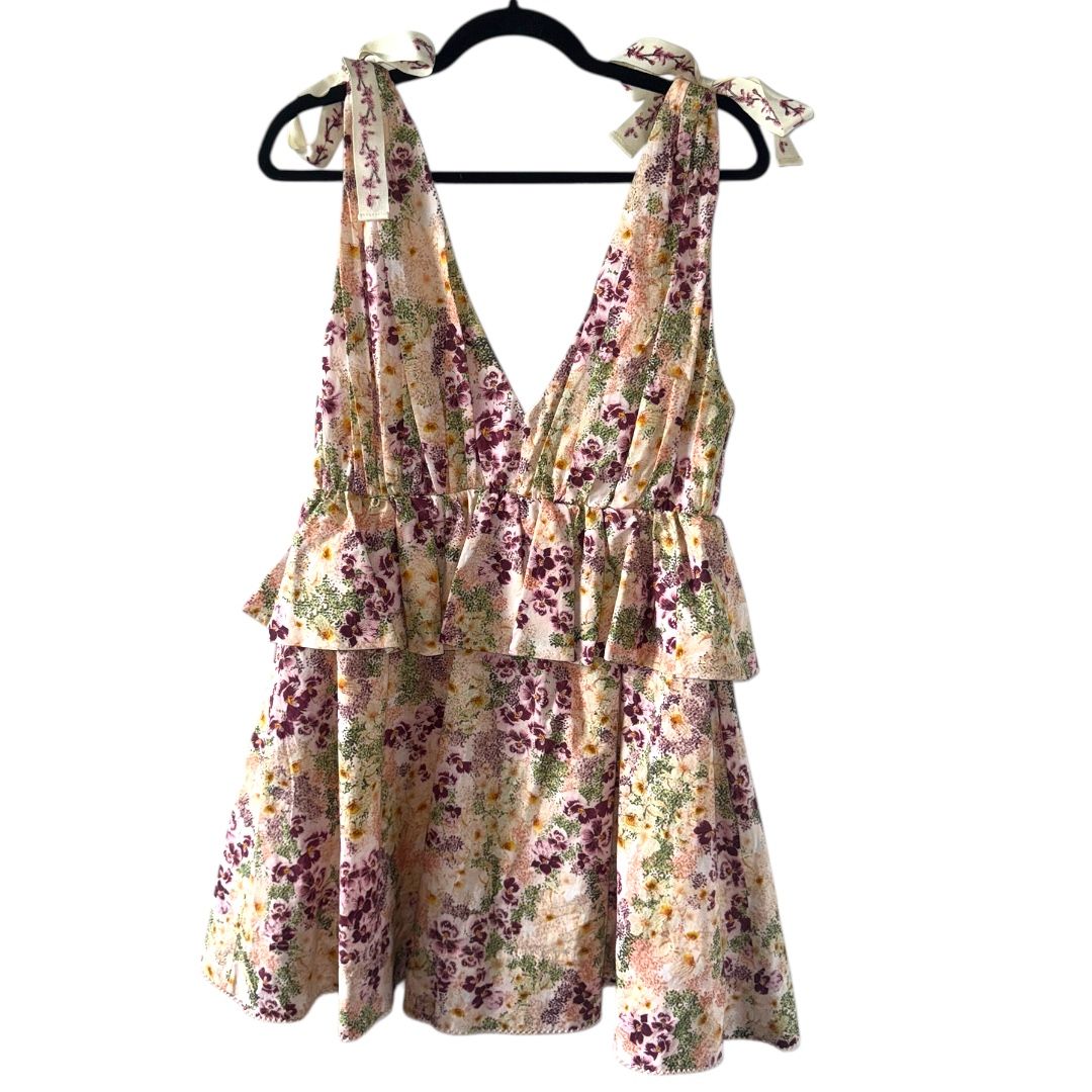 NWT Agua by Agua Bendita Veranera Multi-Color Floral Sundress