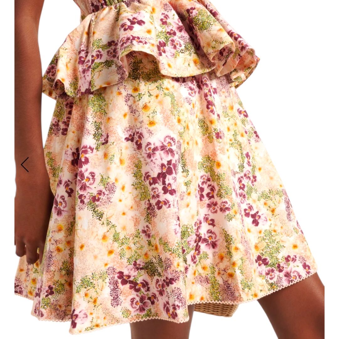 NWT Agua by Agua Bendita Veranera Multi-Color Floral Sundress