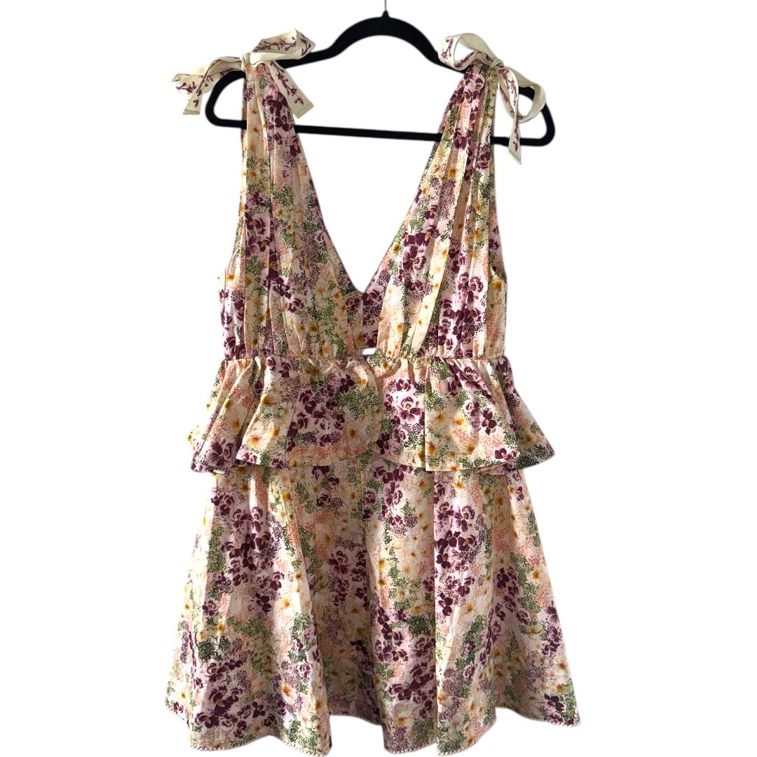 NWT Agua by Agua Bendita Veranera Multi-Color Floral Sundress