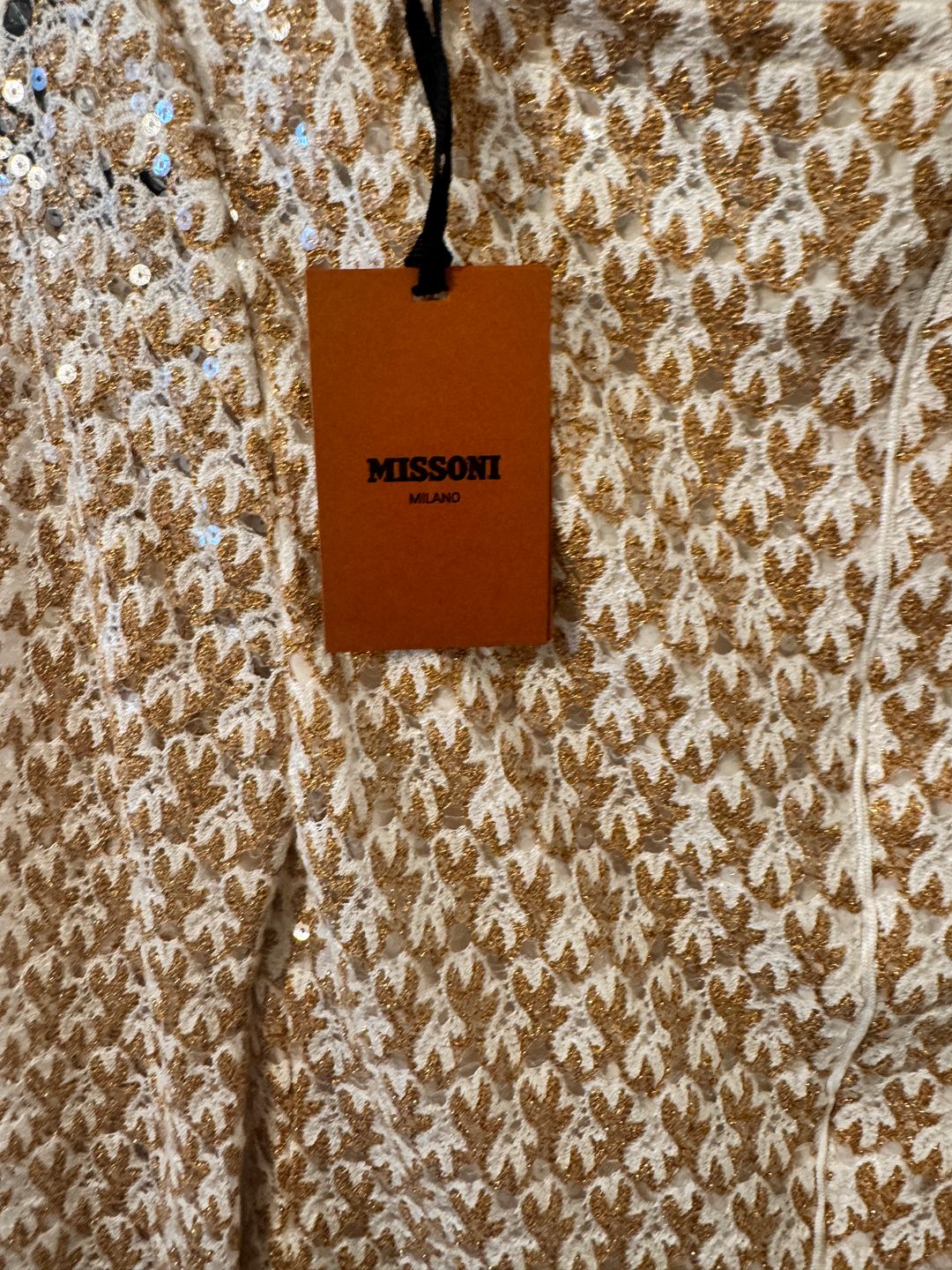 Missoni Sequined Long Sleeved Mini Dress