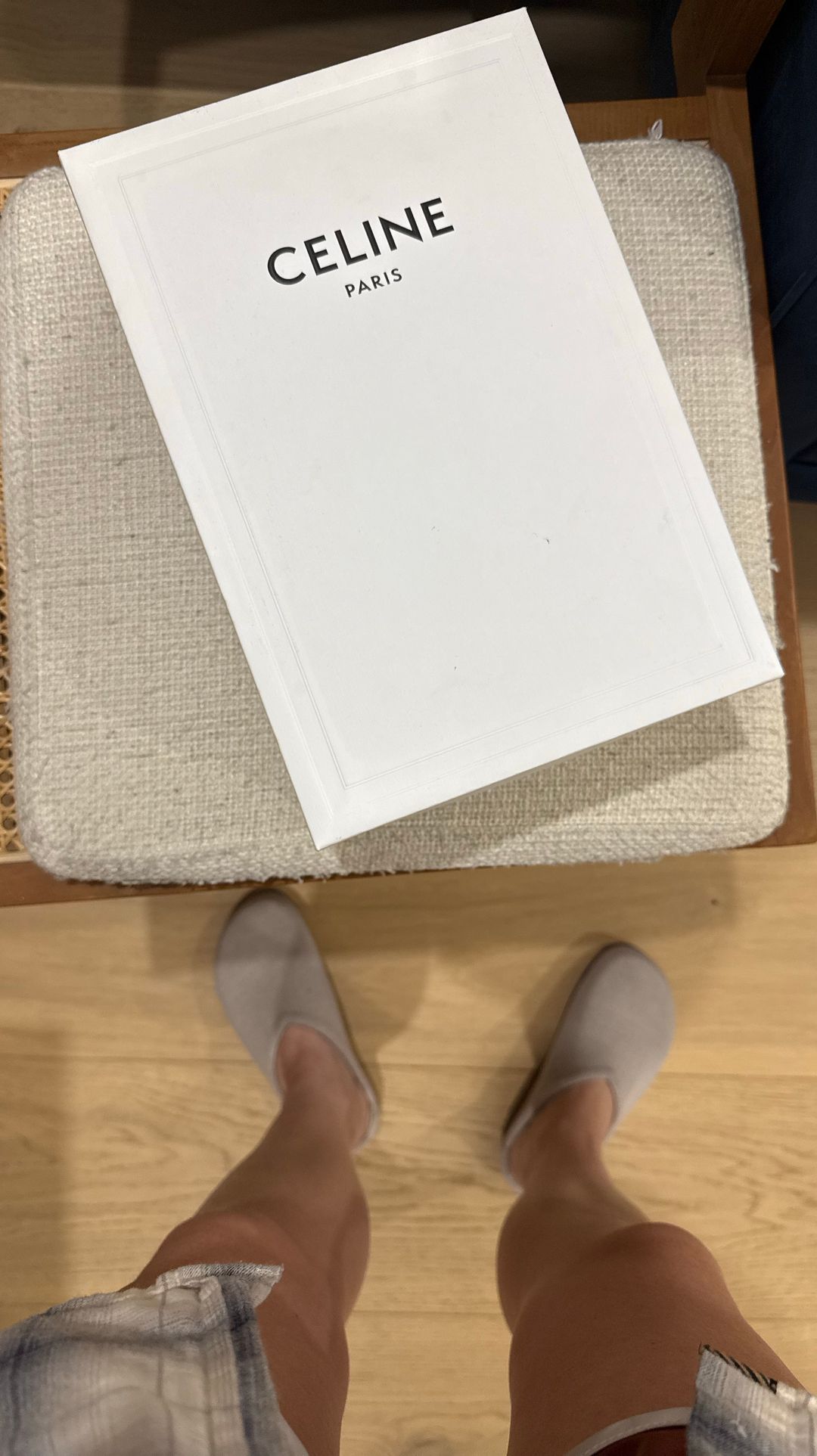 Celine Leather Slingback Sandals