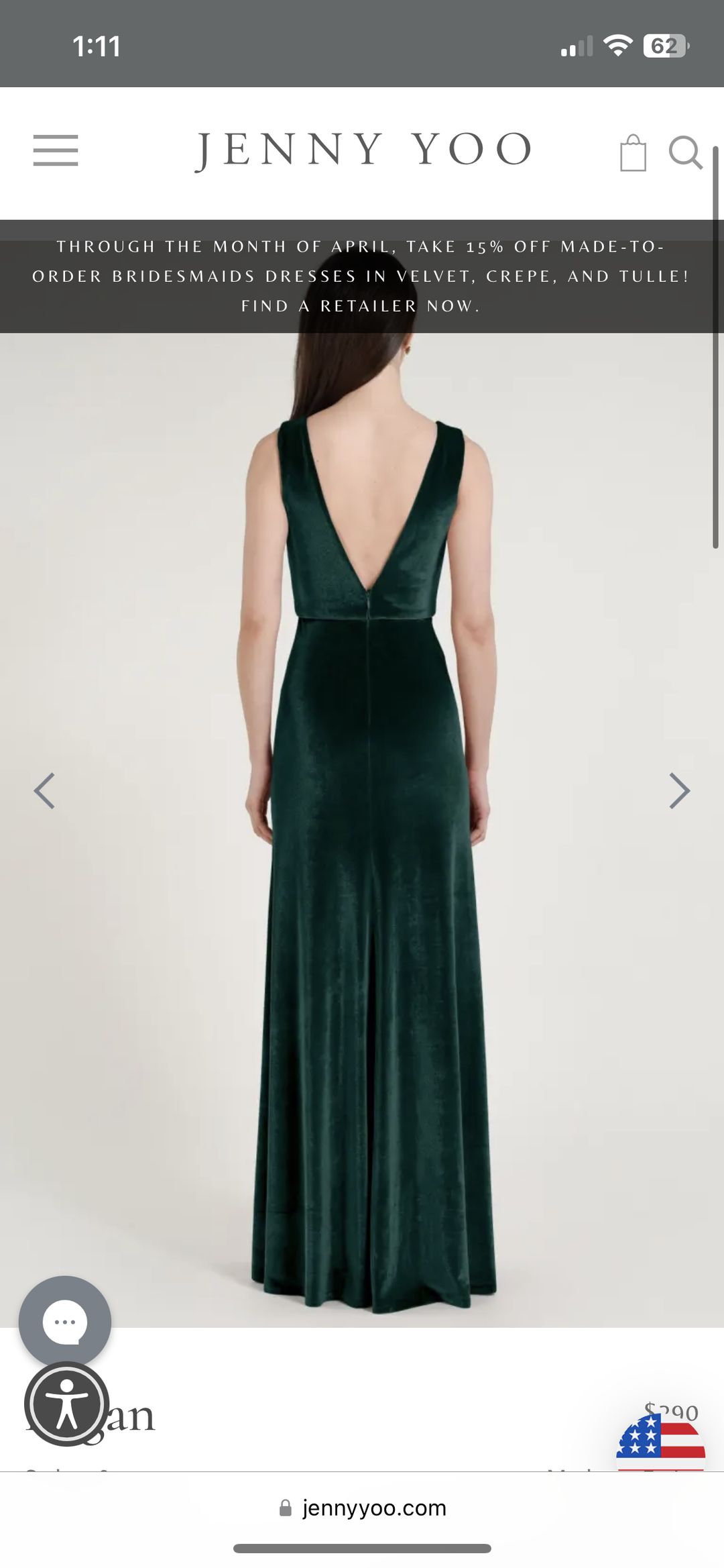 Jenny Yoo bridesmaid dress