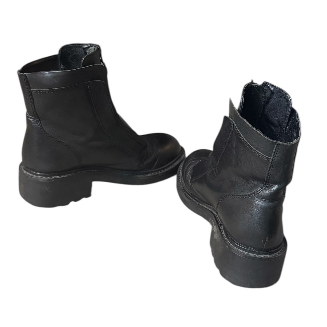 Space zip moto combat biker boots