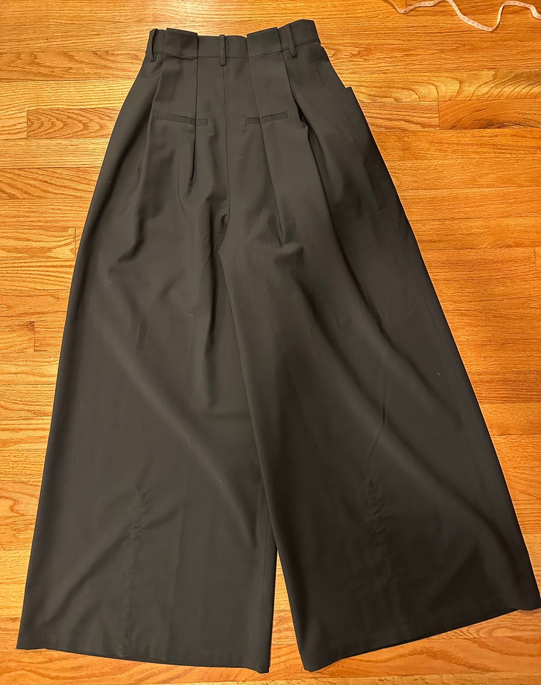 Tropical Wool Walker Wide Leg Pant