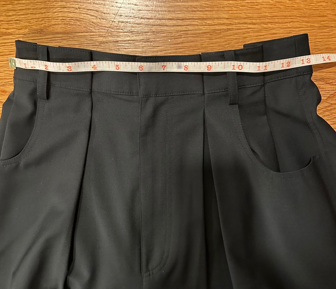 Tropical Wool Walker Wide Leg Pant