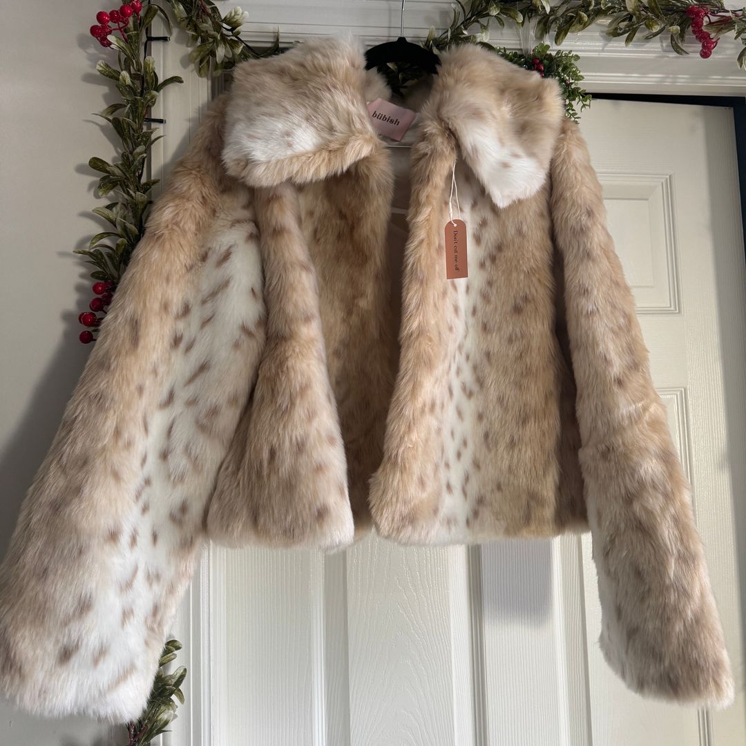Chelsea faux fur coat - neutral 