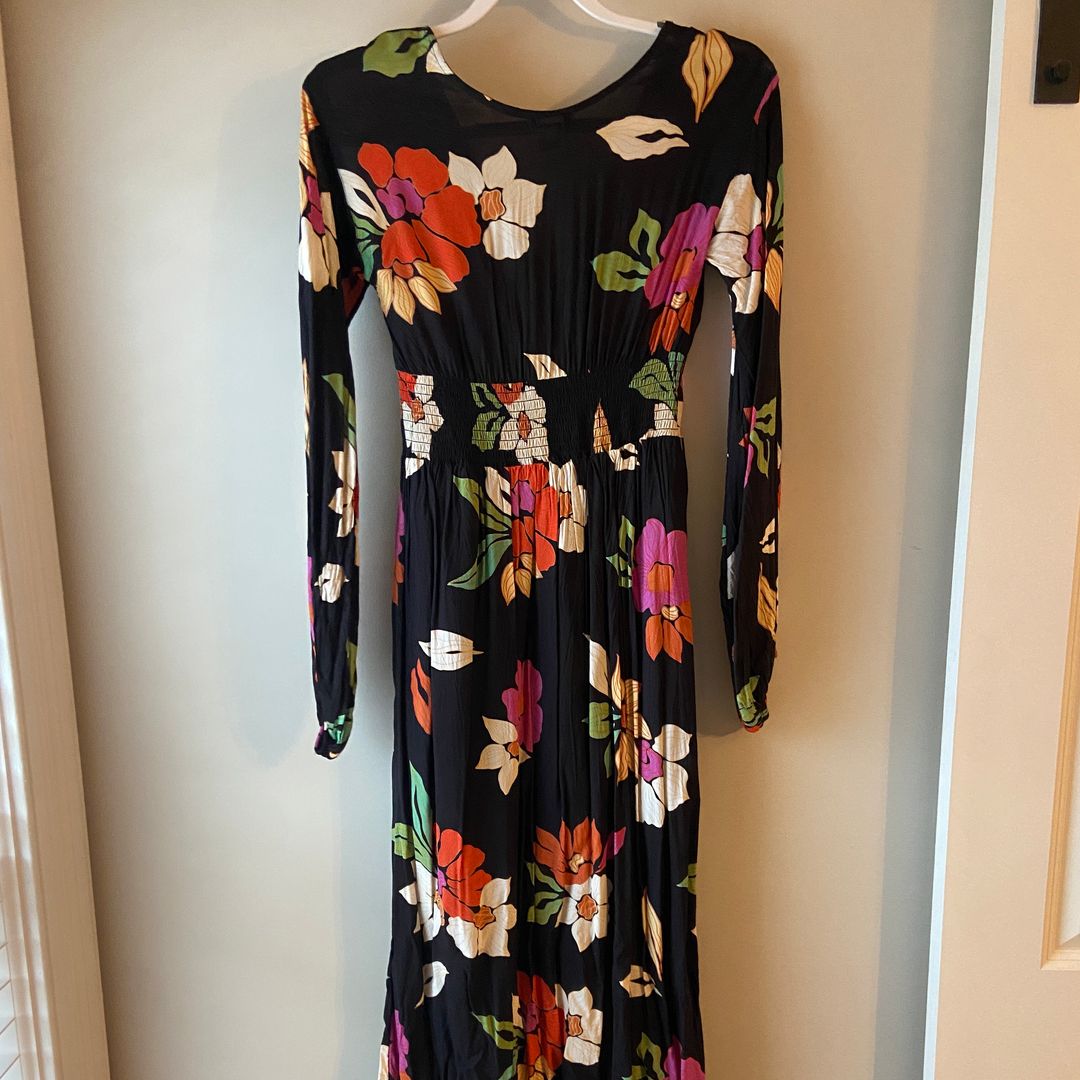 Full length floral dress