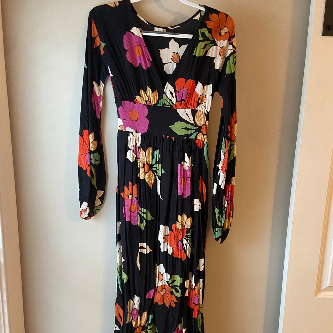Full length floral dress