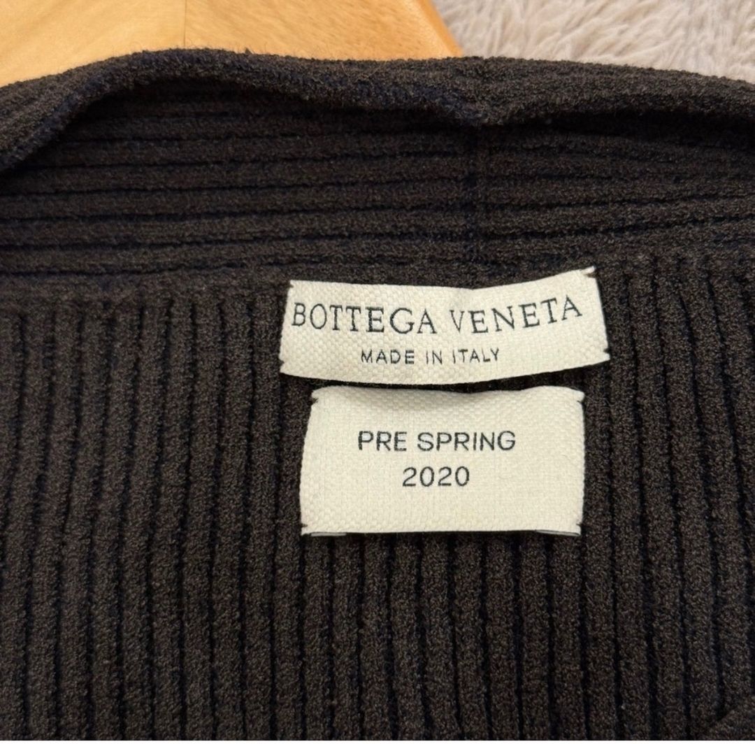 Bottega Veneta Black Ribbed Knit Top