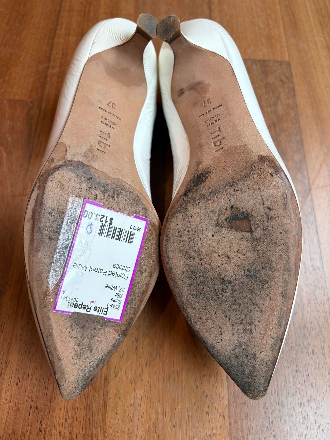 Joe Short Boot in Crinkled White