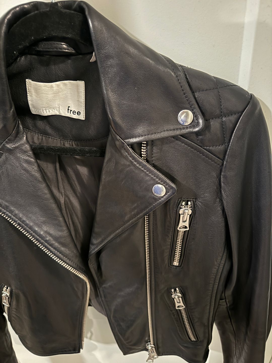 Wifred Leather Moto Jacket