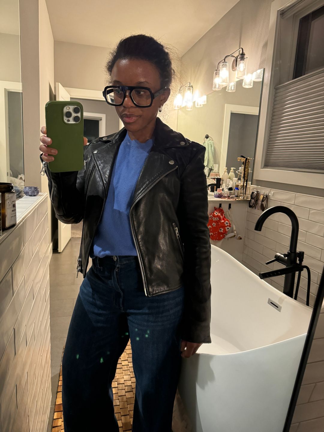 Wifred Leather Moto Jacket