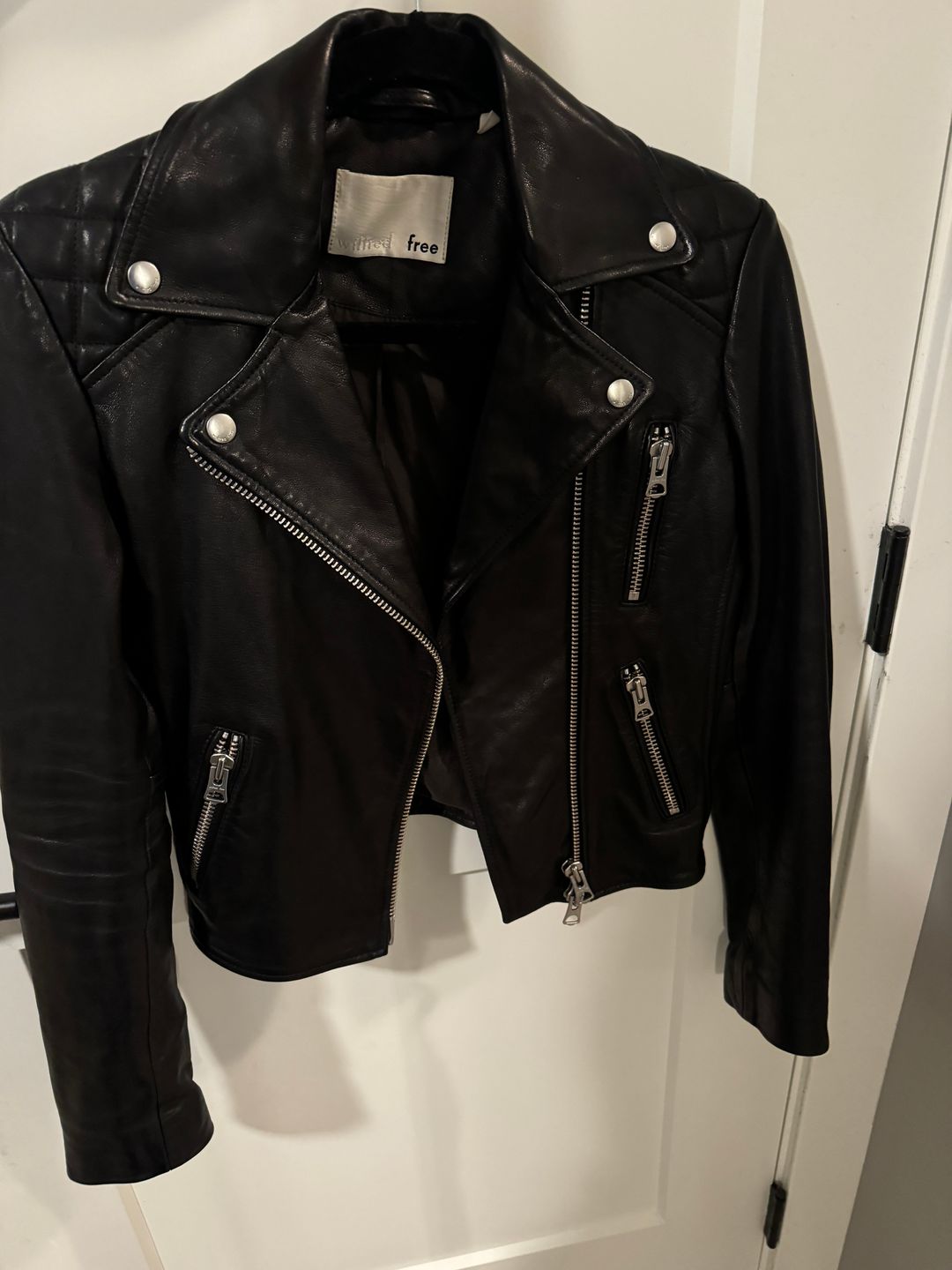 Wifred Leather Moto Jacket