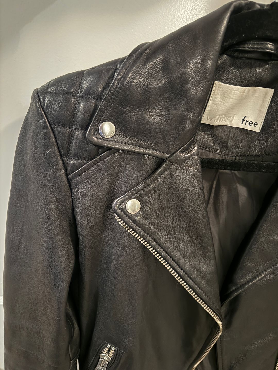 Wifred Leather Moto Jacket
