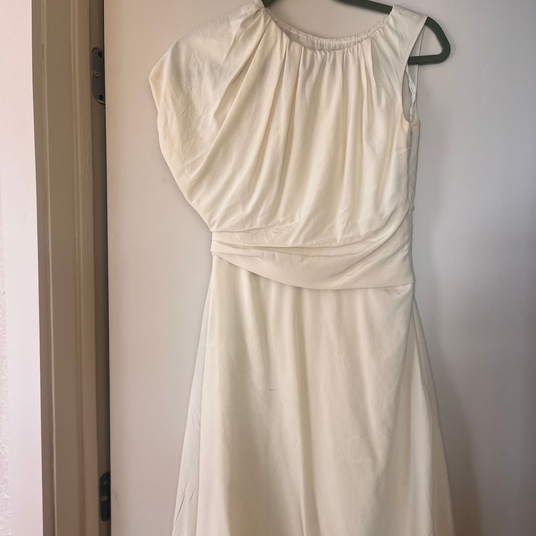 Butter Yellow Asymmetrical Dress