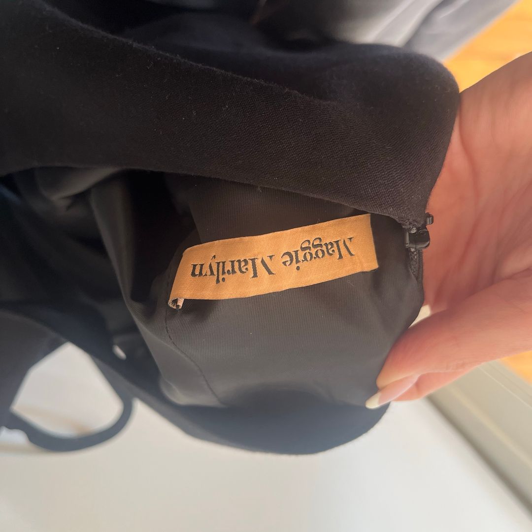 Maggie Marilyn Organza Boatneck Dress