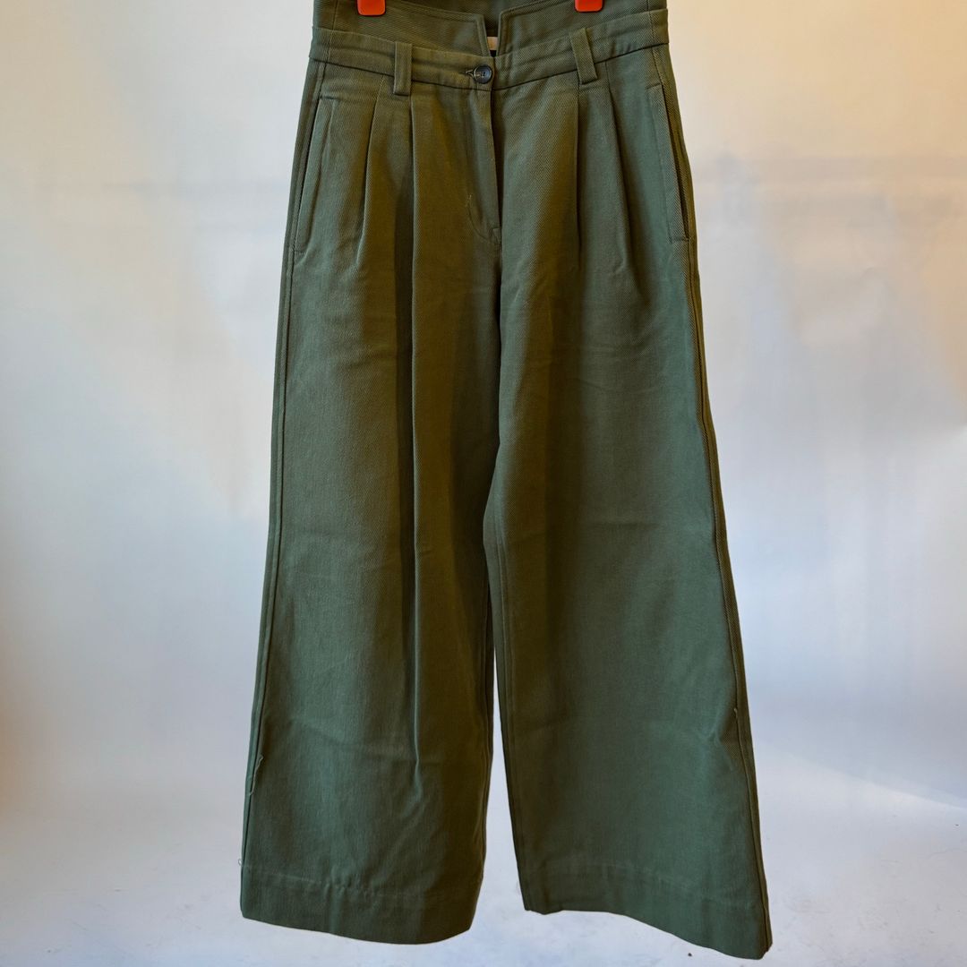 A.L.C. Paper Bag Waisted Wide Leg Pants