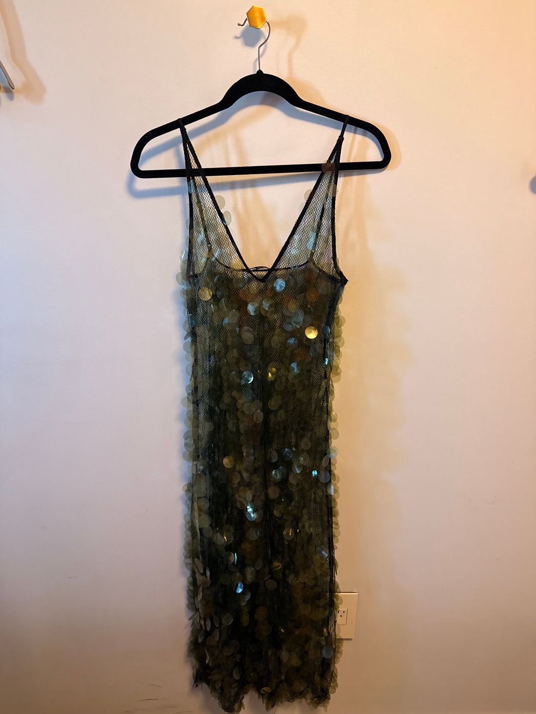 ZARA WOMAN NWT SS24 SEQUIN MIDI DRESS
