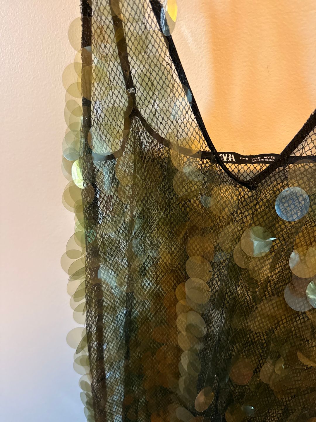 ZARA WOMAN NWT SS24 SEQUIN MIDI DRESS