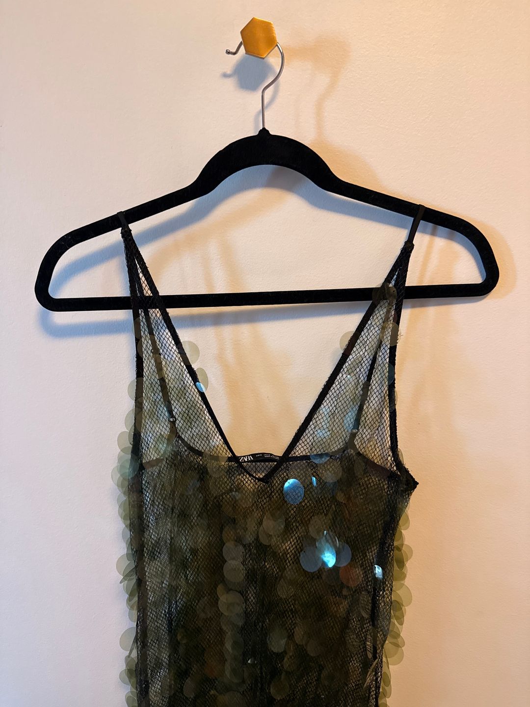 ZARA WOMAN NWT SS24 SEQUIN MIDI DRESS