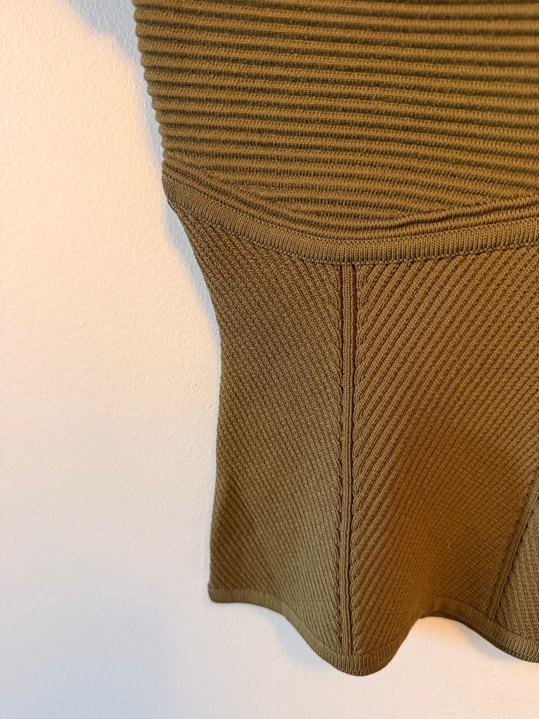 Staud Tigereye Ribbed Top 