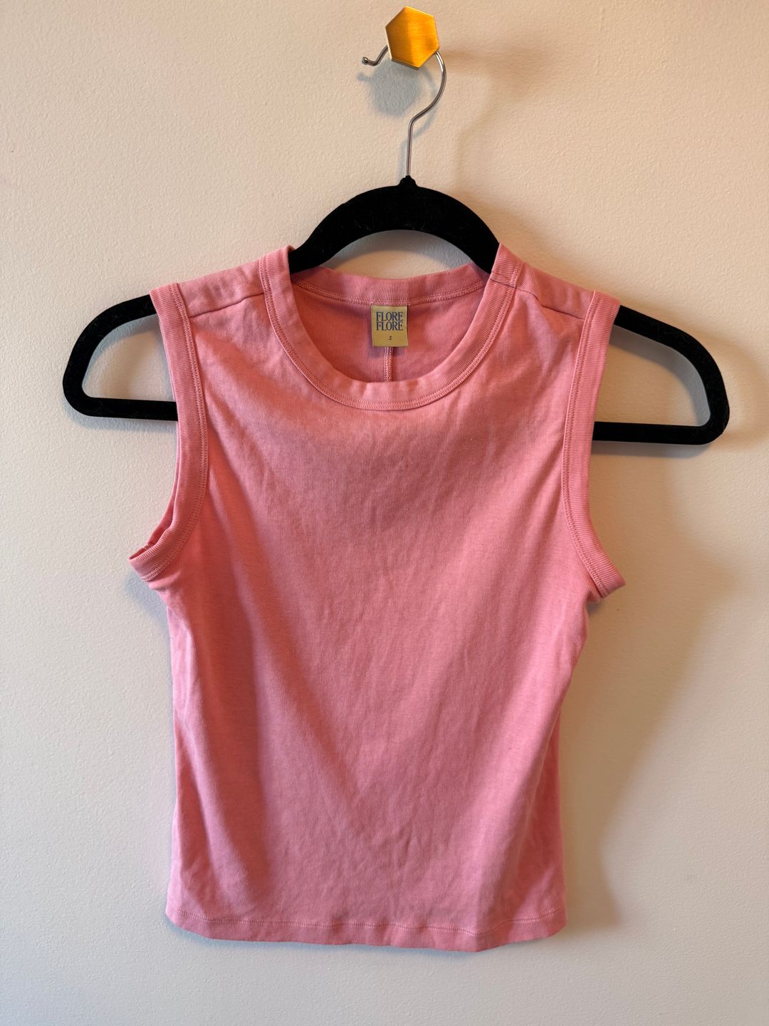 FLORE FLORE Pink Esmé Tank Top