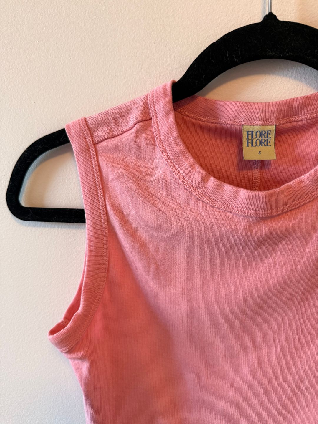FLORE FLORE Pink Esmé Tank Top