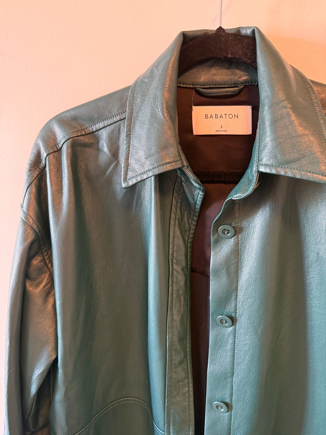 Babaton by Aritzia Faux Leather Jacket 