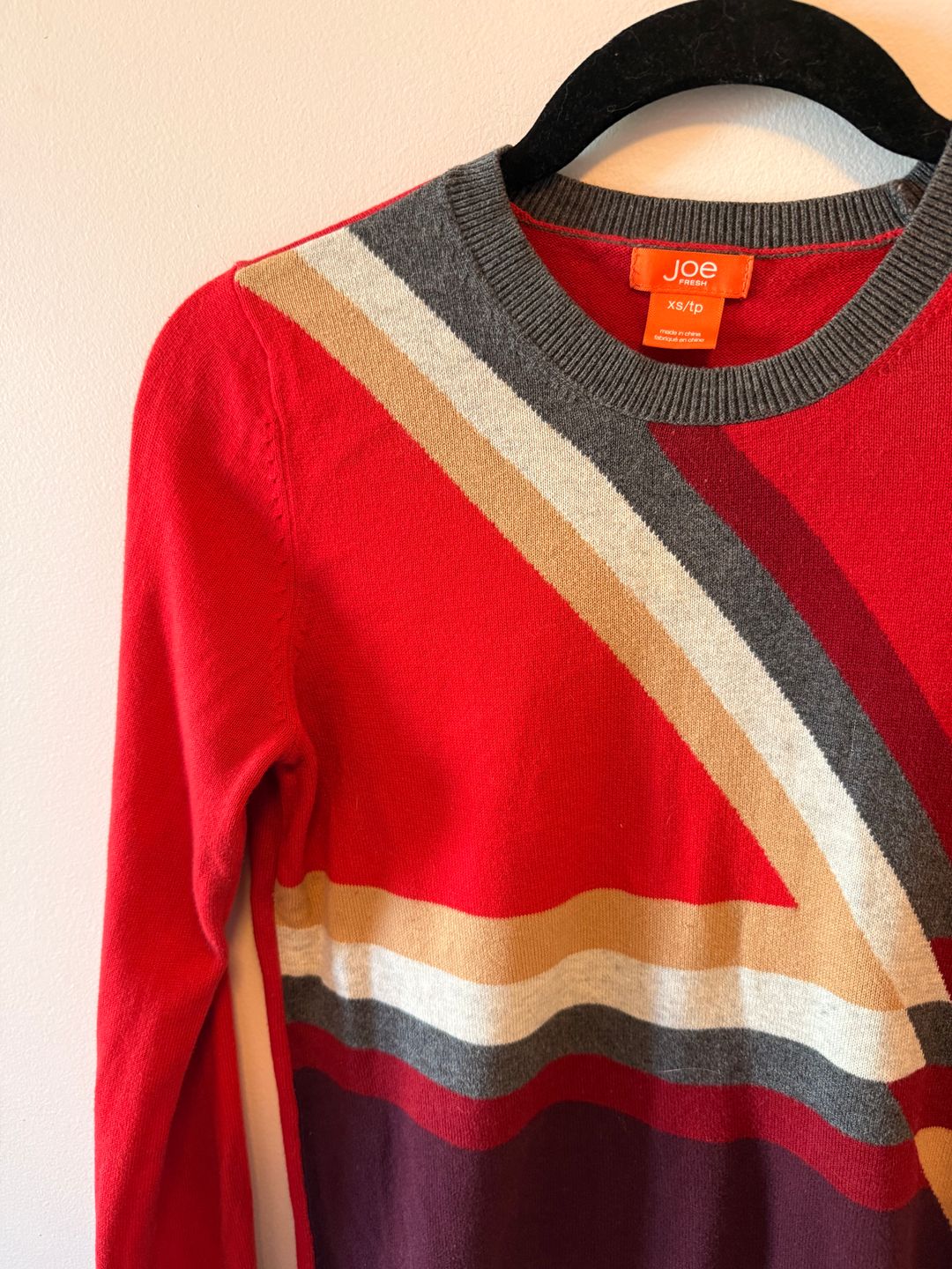 100% Cotton Patterned Crewneck