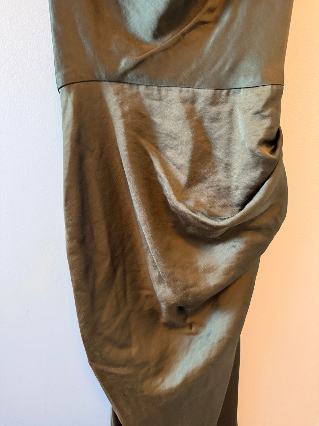 Significant Other Aria Draped Satin Gown