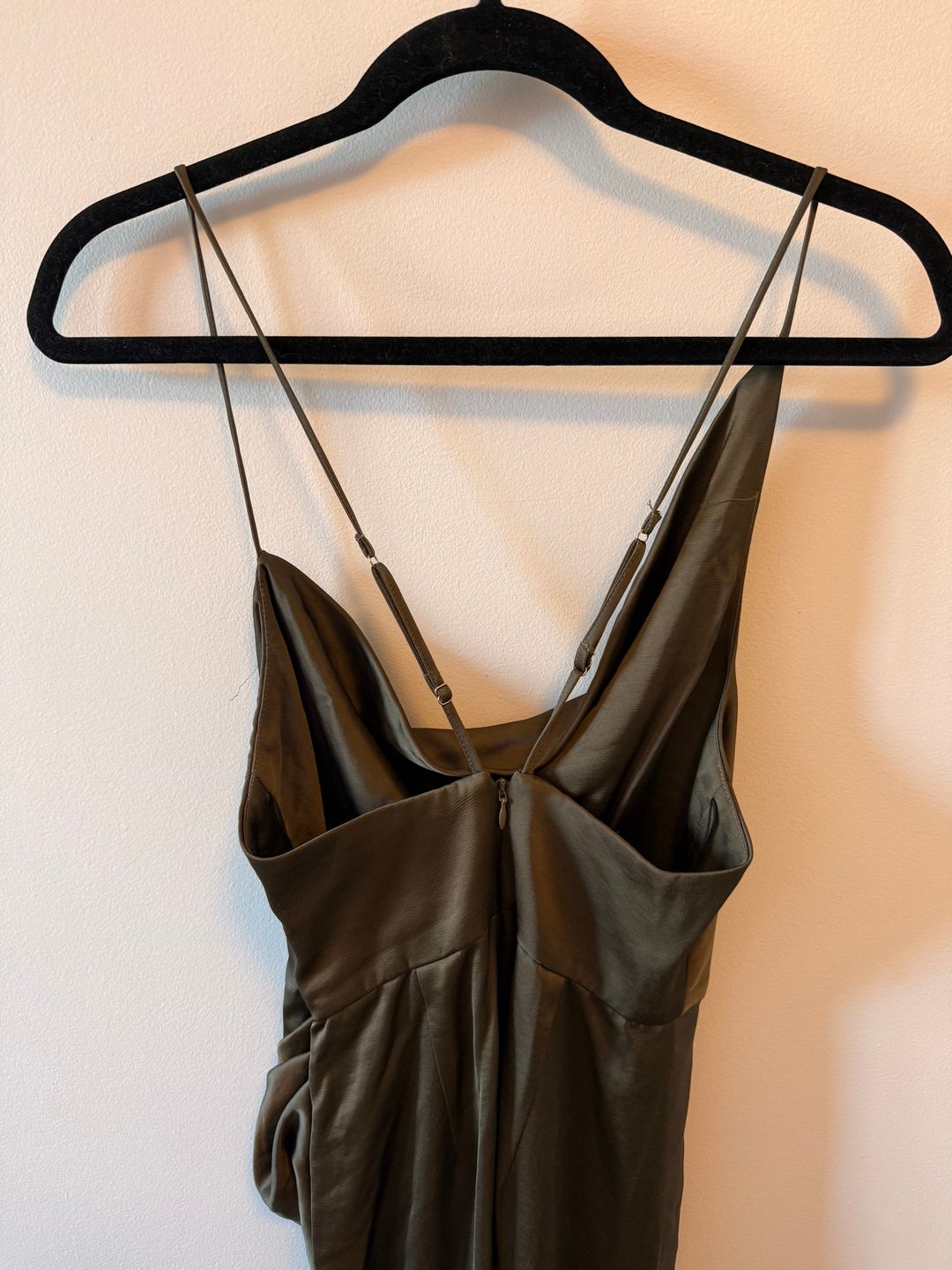 Significant Other Aria Draped Satin Gown