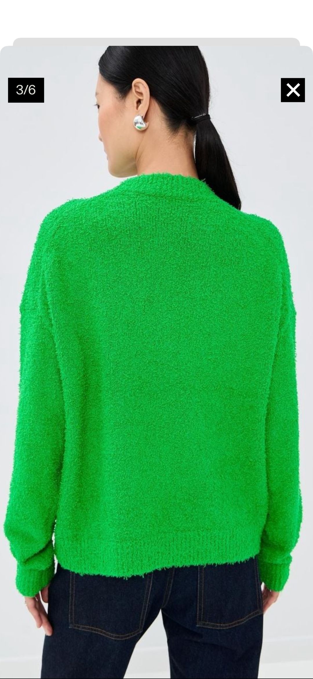 NWT Green serviette crew neck