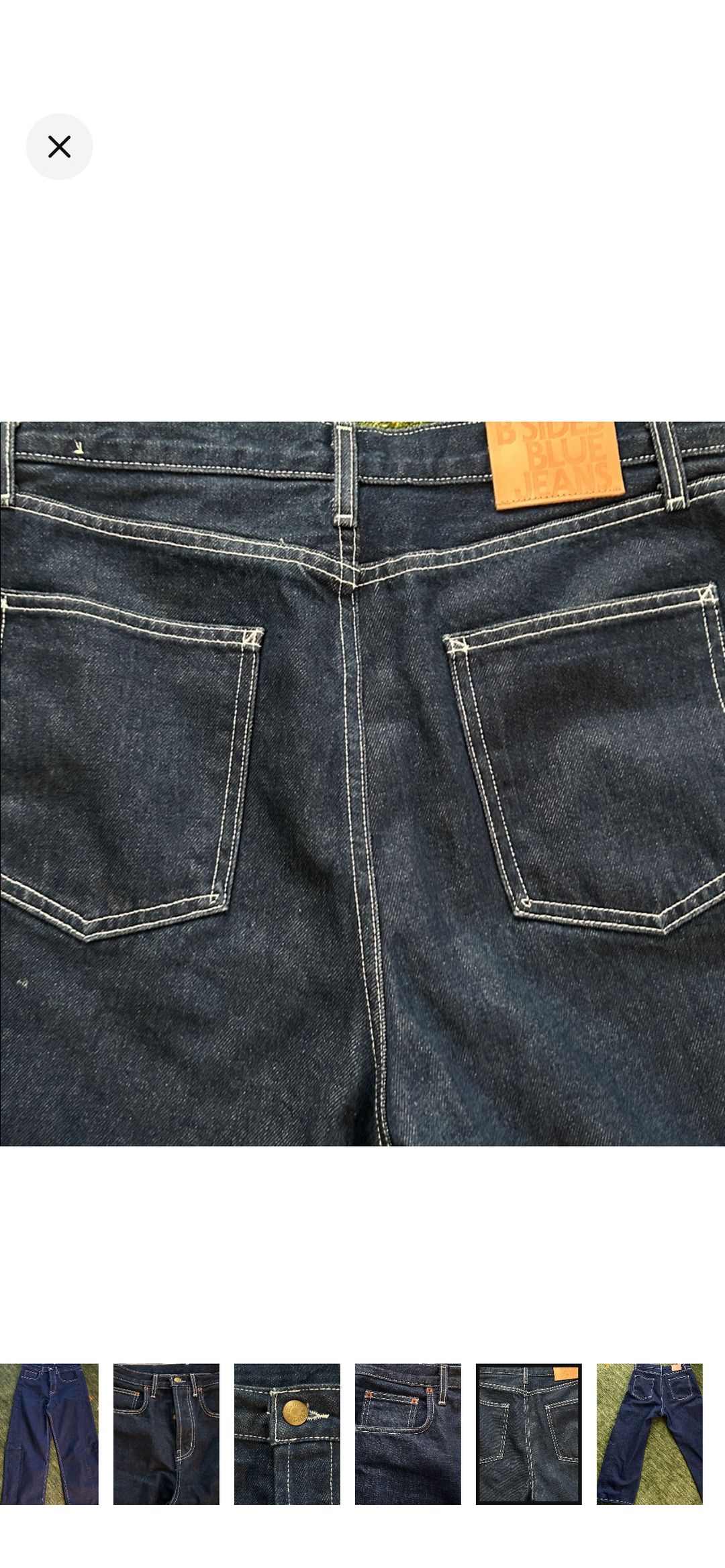 Lasso wide-leg cropped jeans