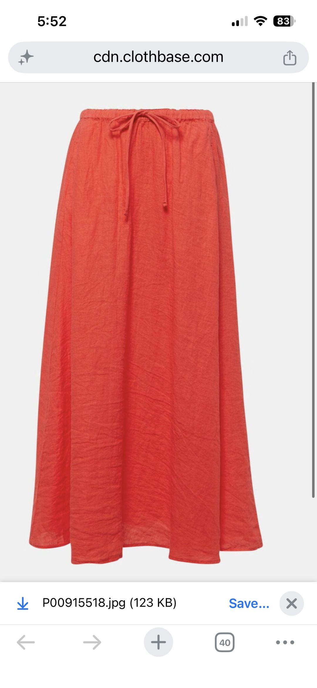 NWT velvet by graham and Spencer Bailey linen maxi skirt