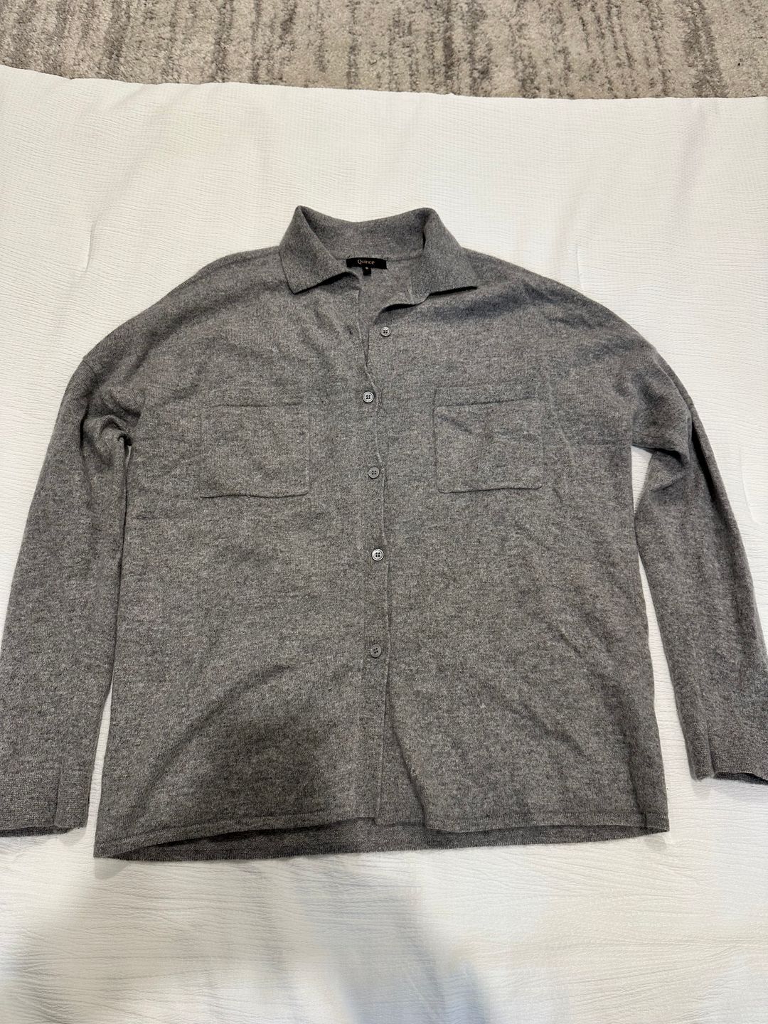Grey cardigan