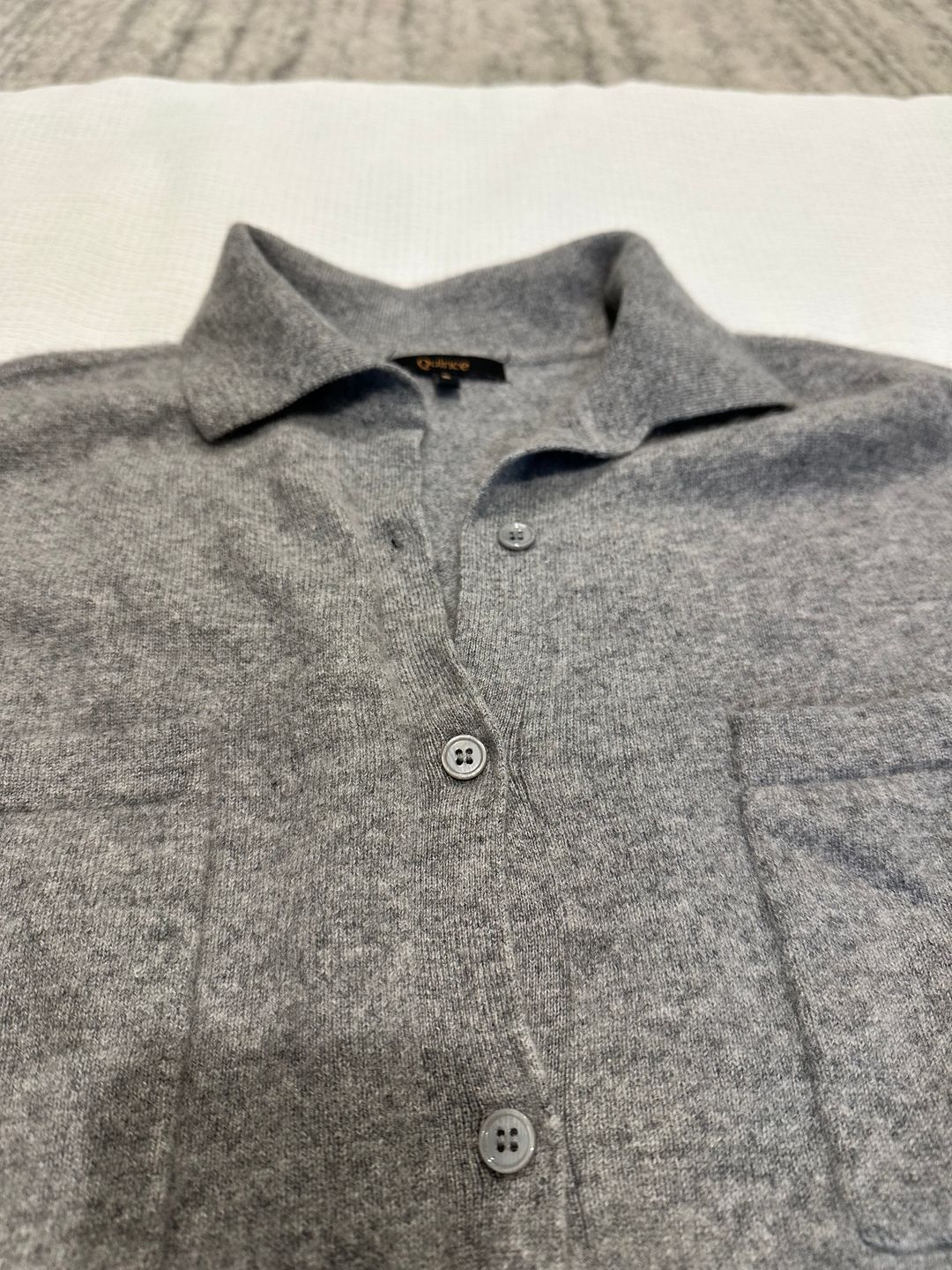 Grey cardigan